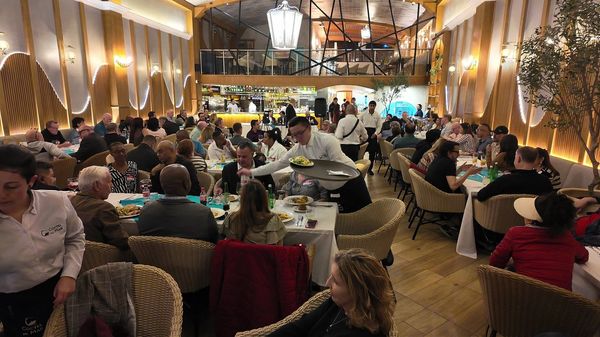 Bogotá Nomads dinner — the long table